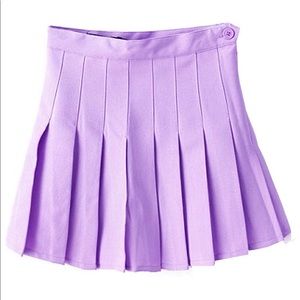 Purple tennis skirt